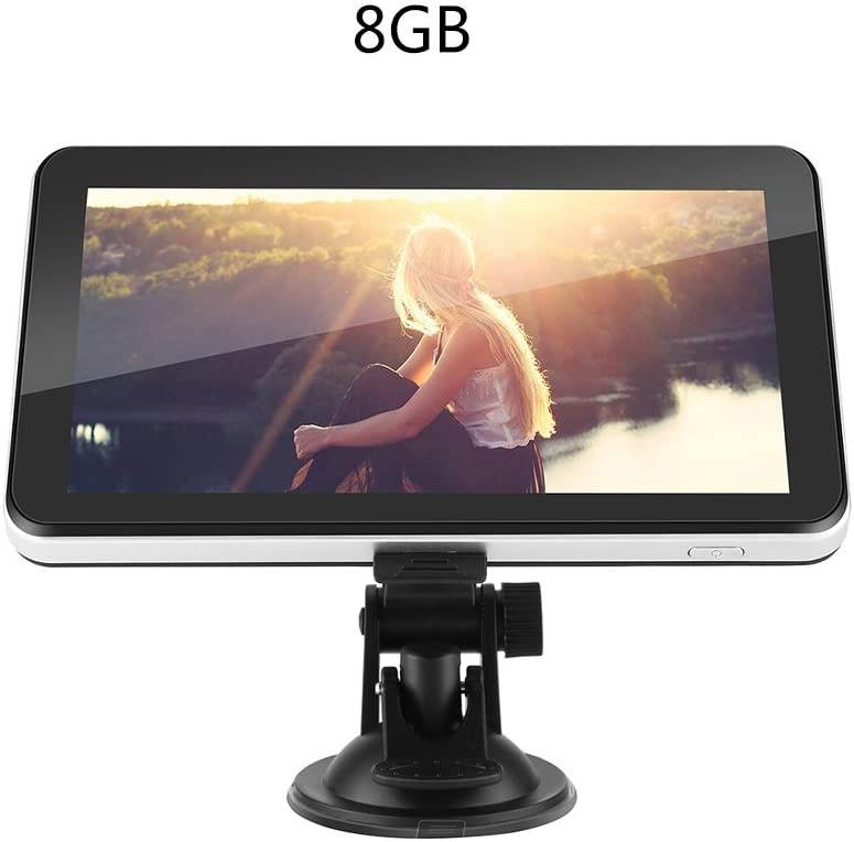 7 Inch Touch Screen GPS Navigation Maps System Device International, GPS Navigator 128M 8GB FM with Lifetime Map Update for Cars Trucks Vehicles(Europe)