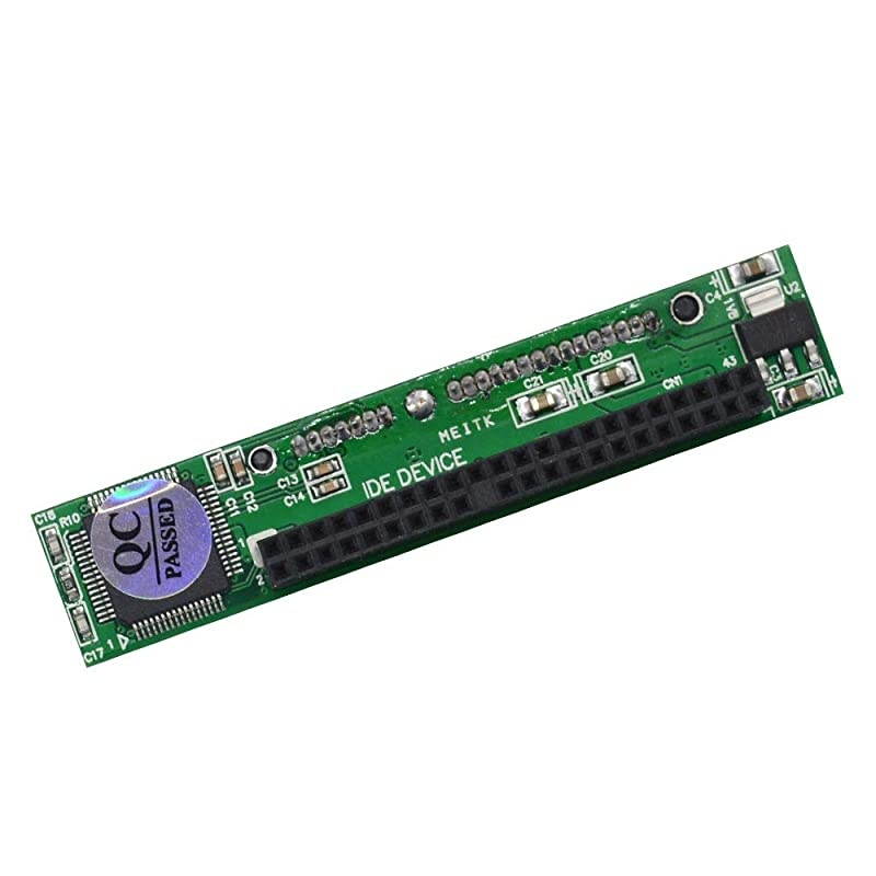 2.5" Inch IDE to SATA Adapter, Convert Laptop 44 Pin Male IDE PATA HDD Hard Disk Drive SSD to a Serial ATA Port