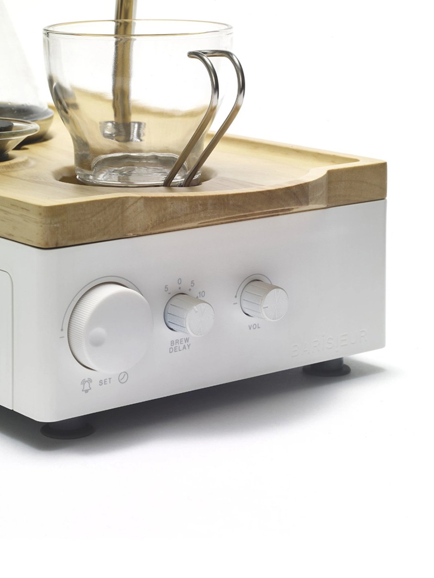 JOY RESOLVE Coffee Alarm Clock (White)