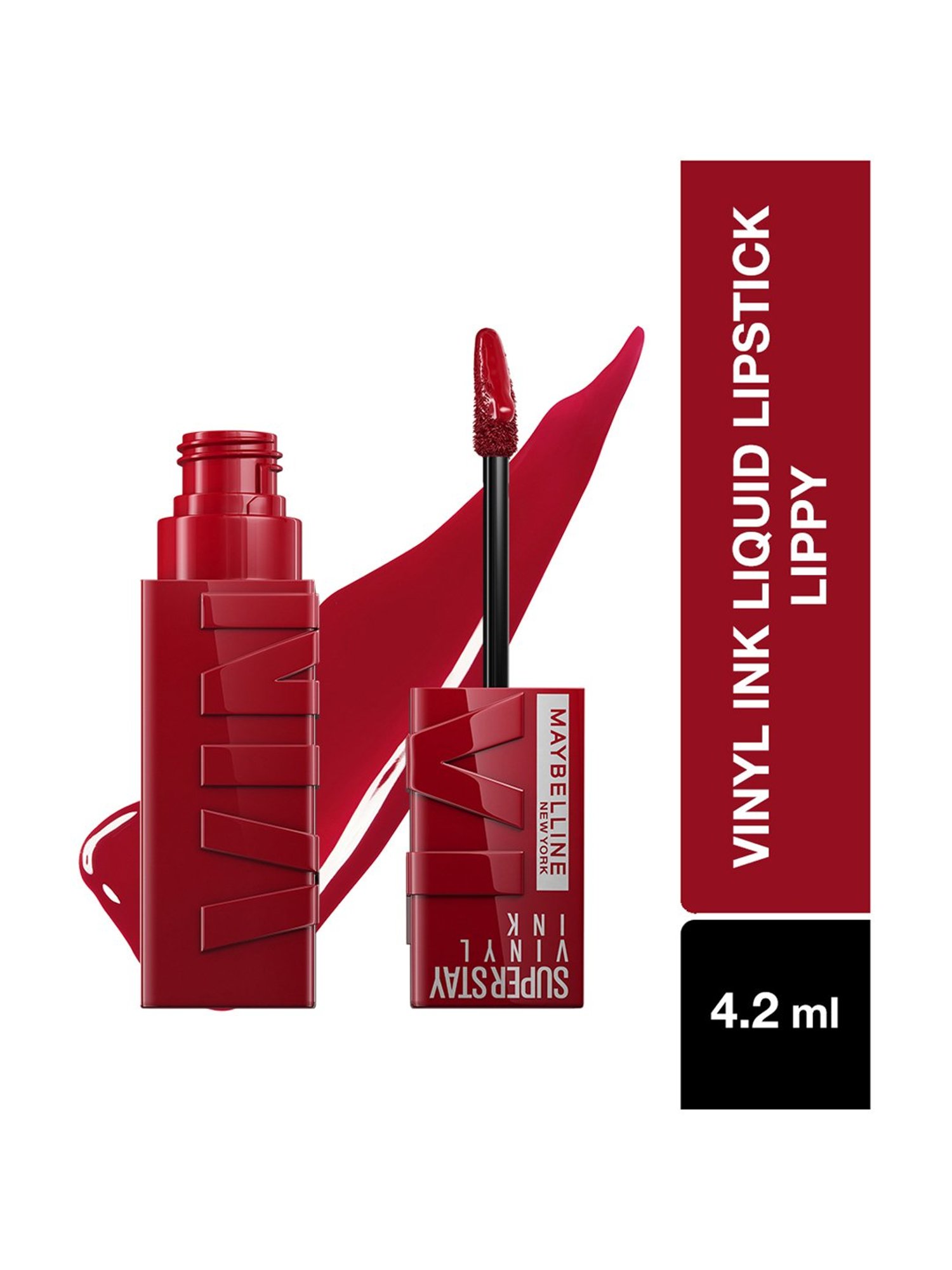 Maybelline New York Superstay Vinyl Ink Liquid Lipstick - Lippy,4.2ML