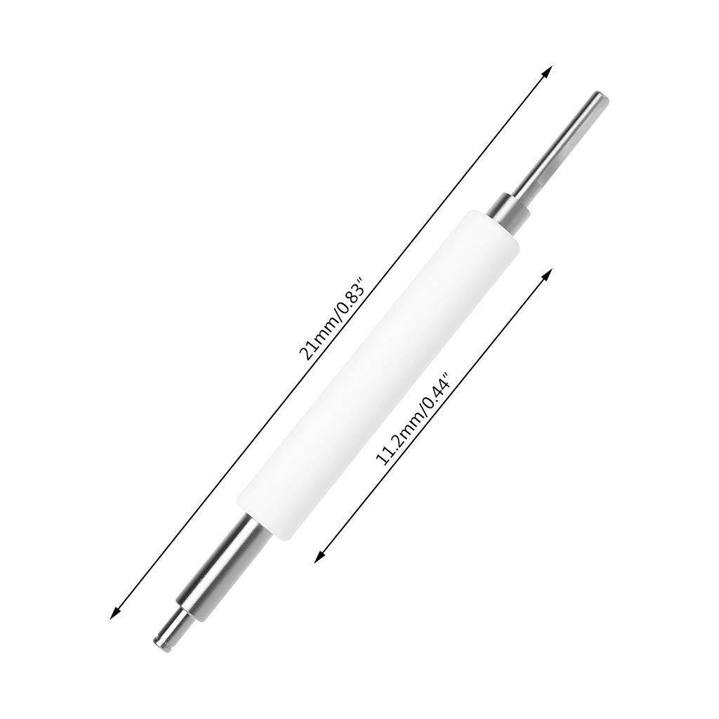 lipiny 3D Printed Accessories Platen Rubber Roller for 105SL Thermal Barcode Label Printer White Part