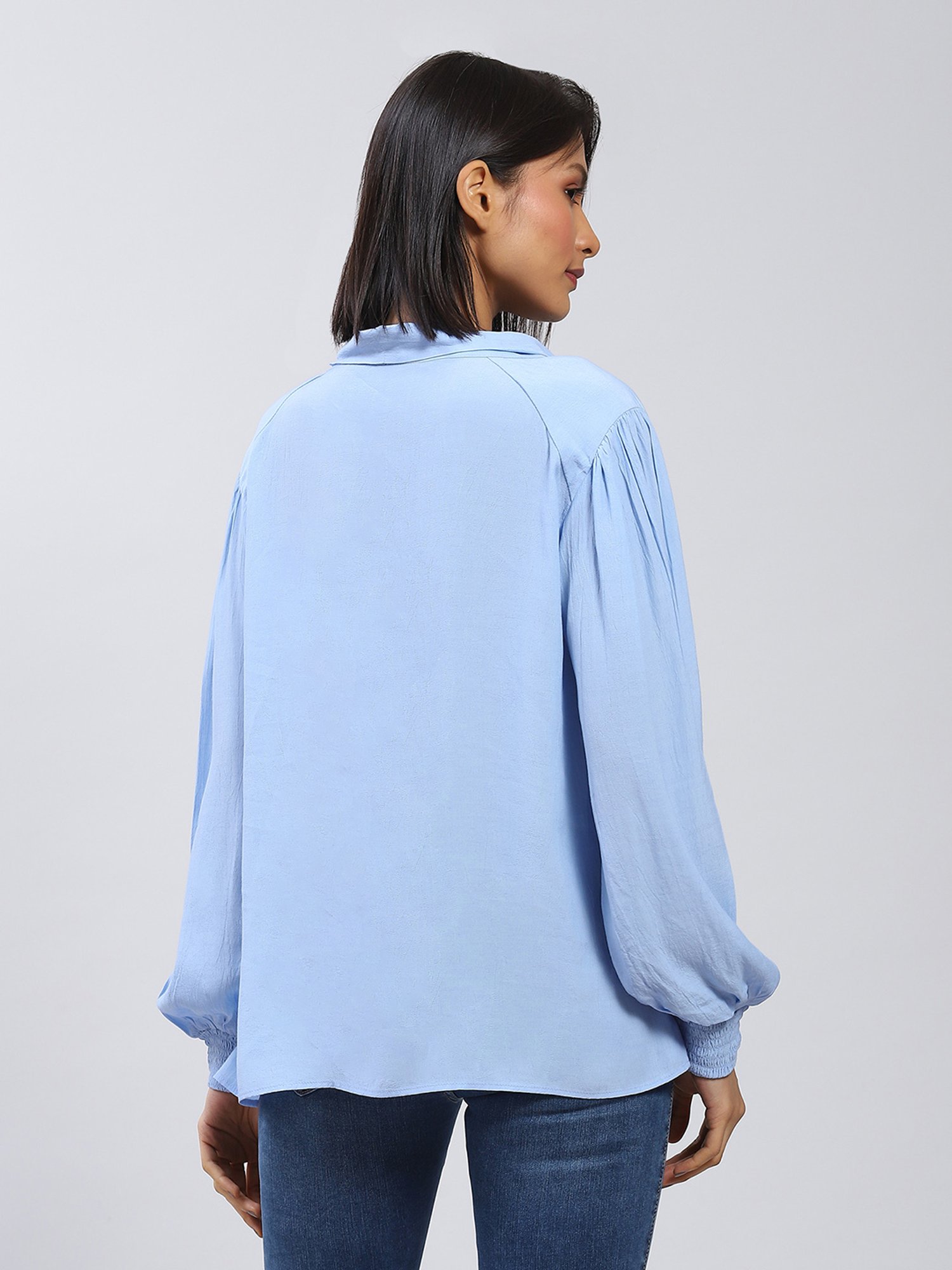 Label Ritu Kumar Sky Blue Top