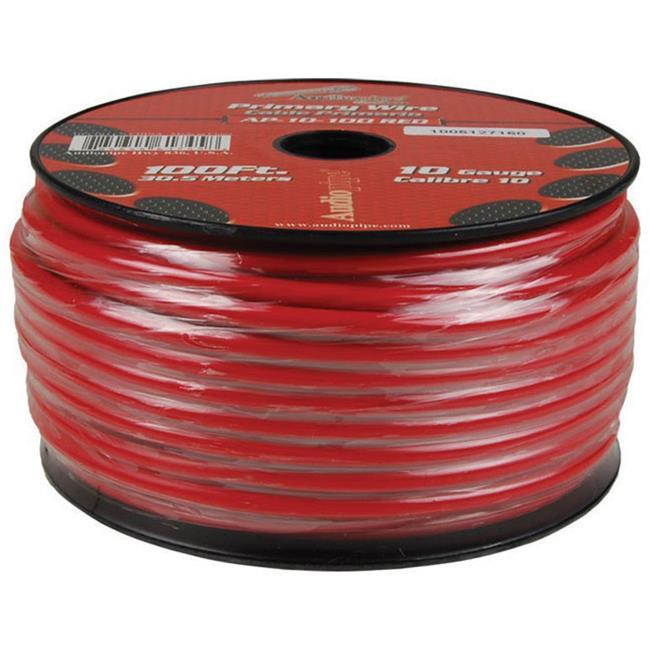 Audiopipe 10 Gauge 100Ft Primary Wire Red