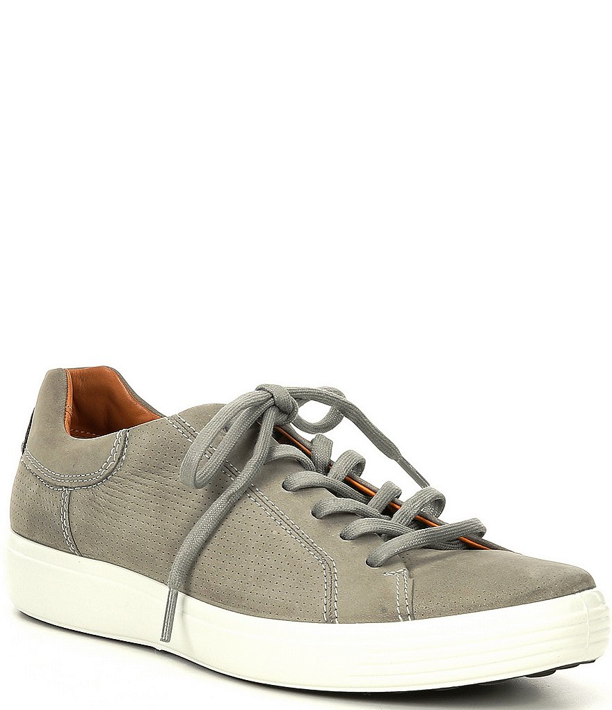 ECCO Men's Soft 7 Street Lace-Up Perforated Sneakers