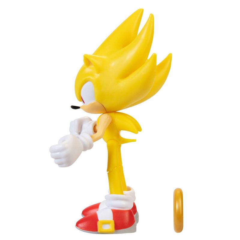 Modern Super Sonic the Hedgehog with Super Ring