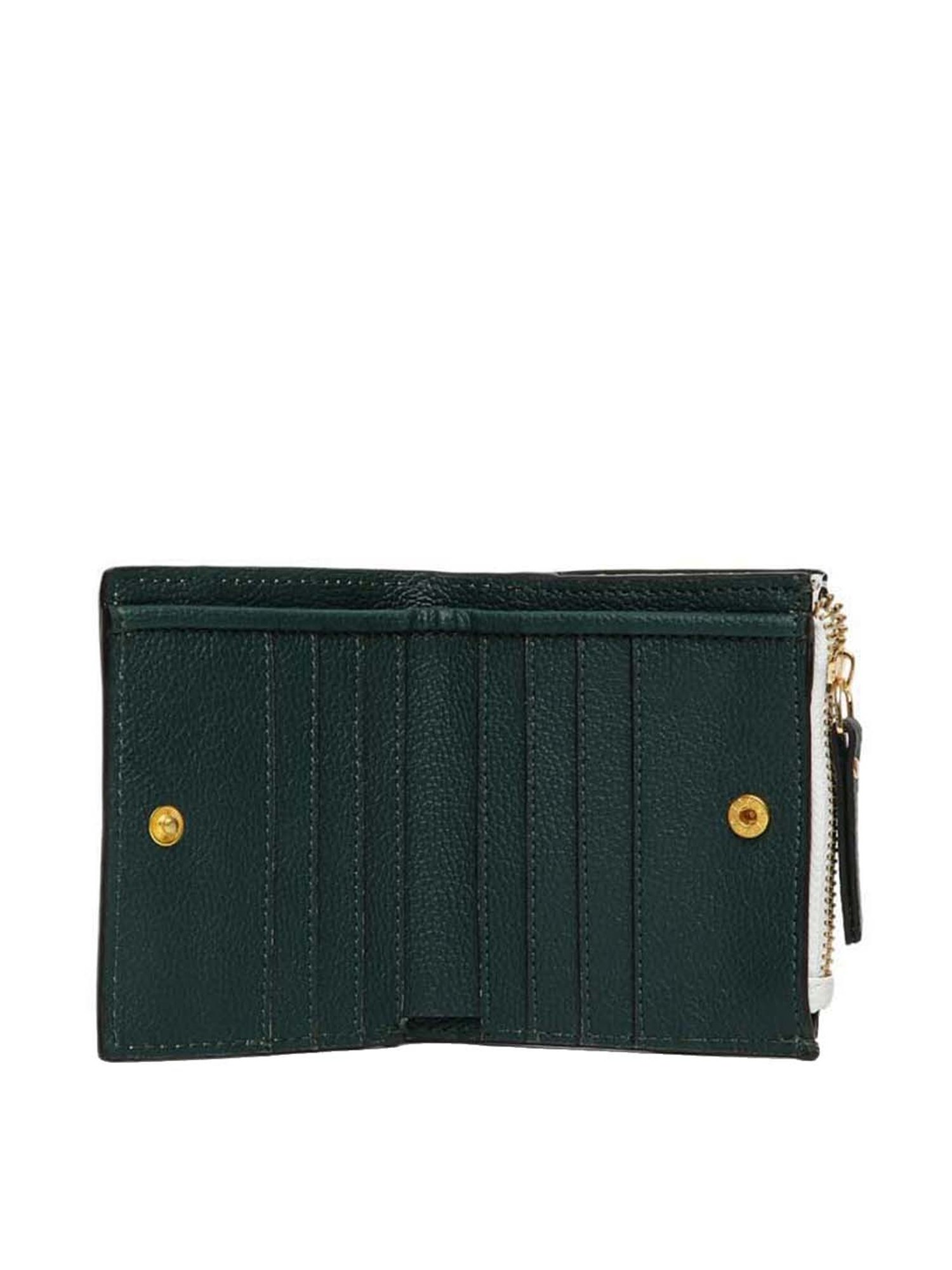 KLEIO White Solid Bi-Fold Wallet for Women