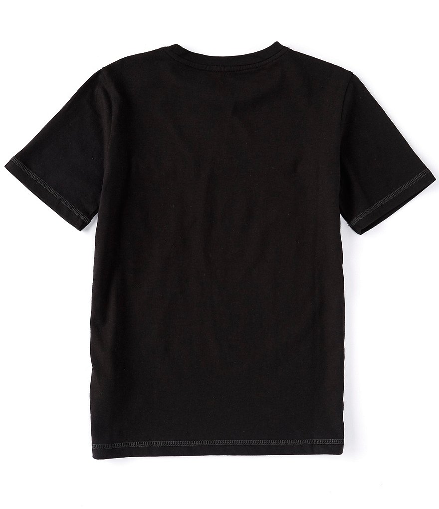 Buffalo David Bitton Big Boys 8-20 Short-Sleeve Colorblock Logo Tee