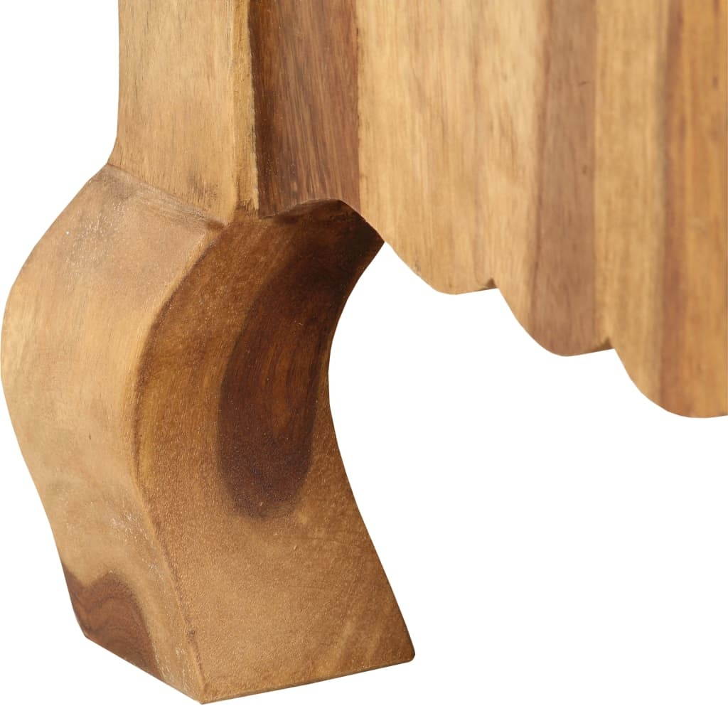 vidaXL Solid Sheesham Wood TV Cabinet TV Stand Console Table Storage Furniture