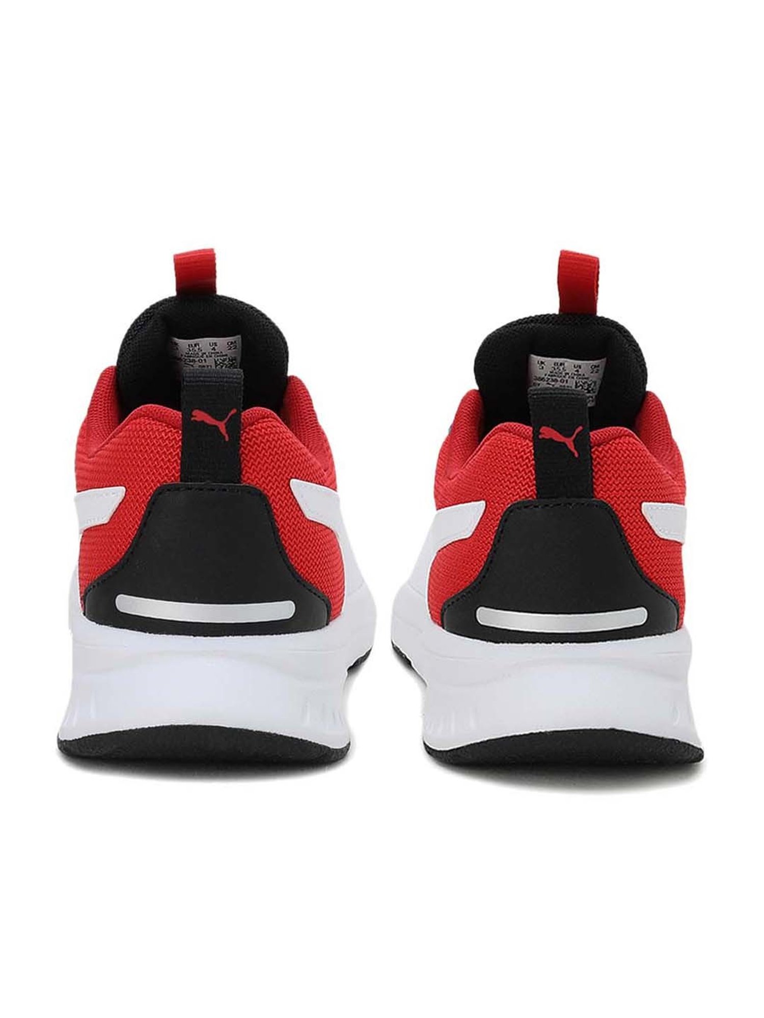 Puma Evolve Run Mesh Jr Black & White Sneakers