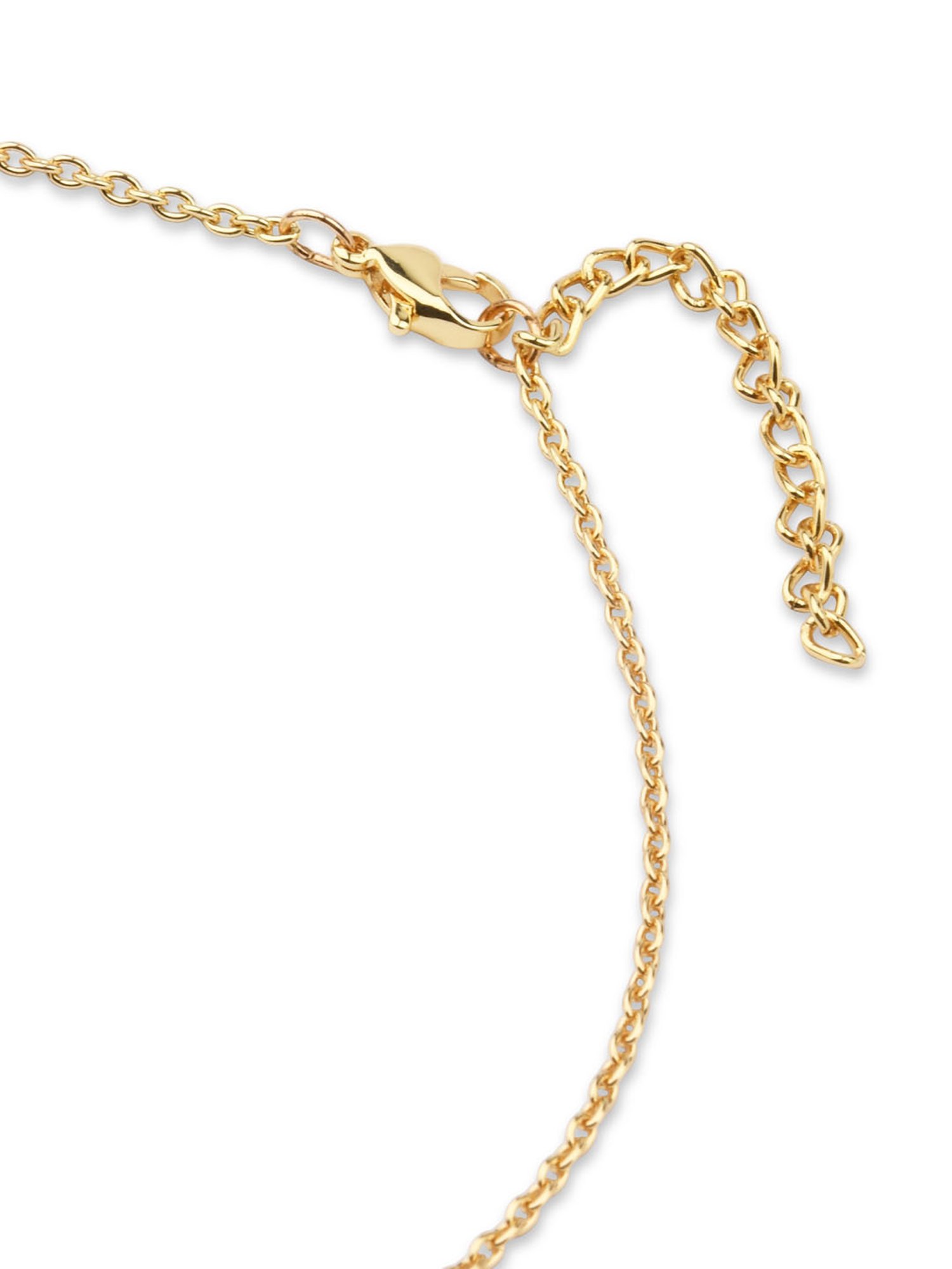 The Bro Code Gold-Plated Circular OM Pendant Necklace for Men