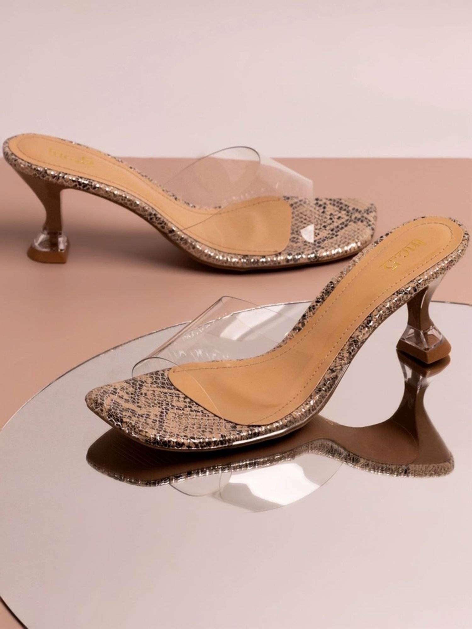 Inc.5 Women's Beige Casual Stilettos