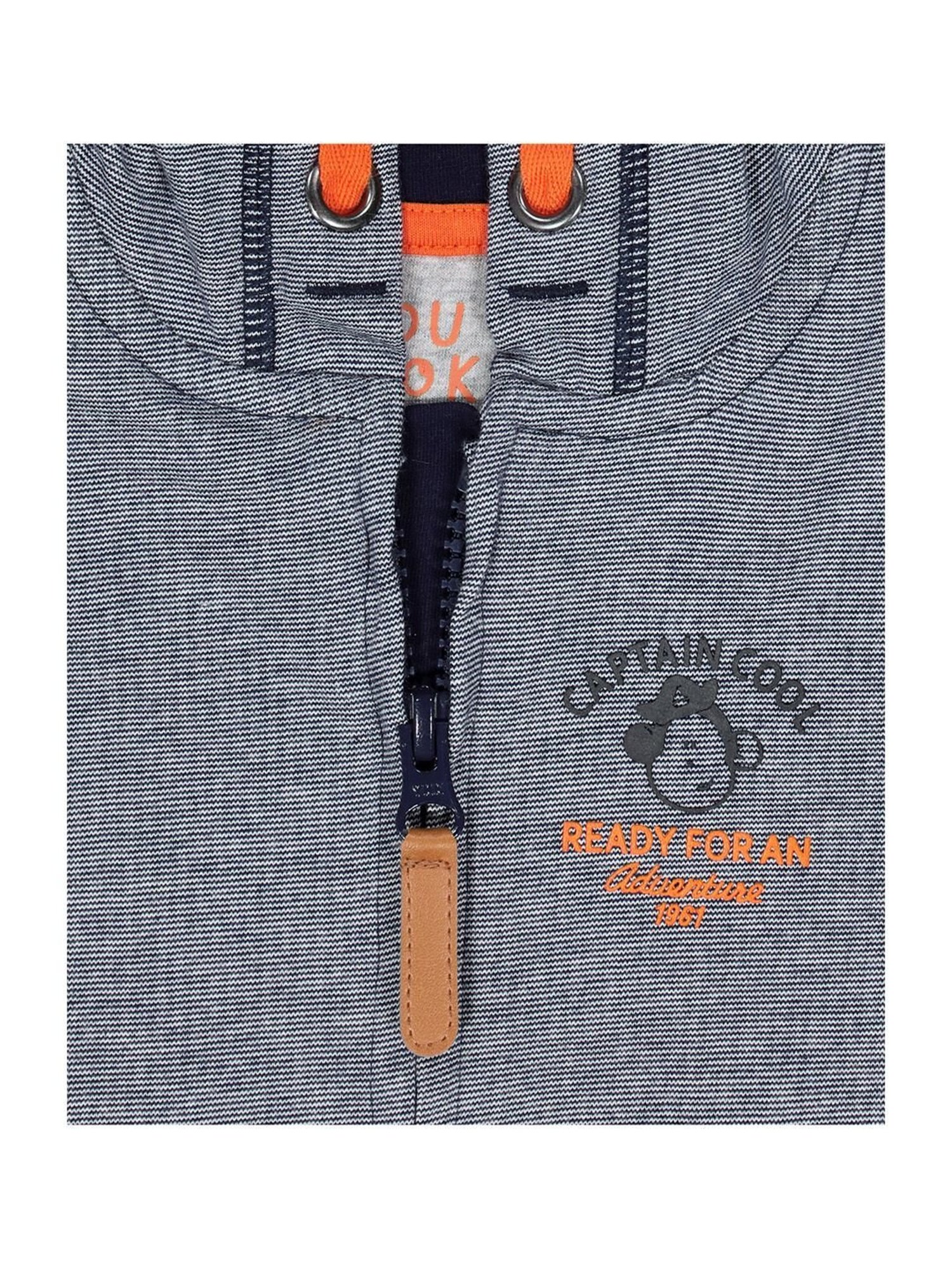 Mothercare Kids Blue Cotton Printed Full Sleeves Sweatshirt