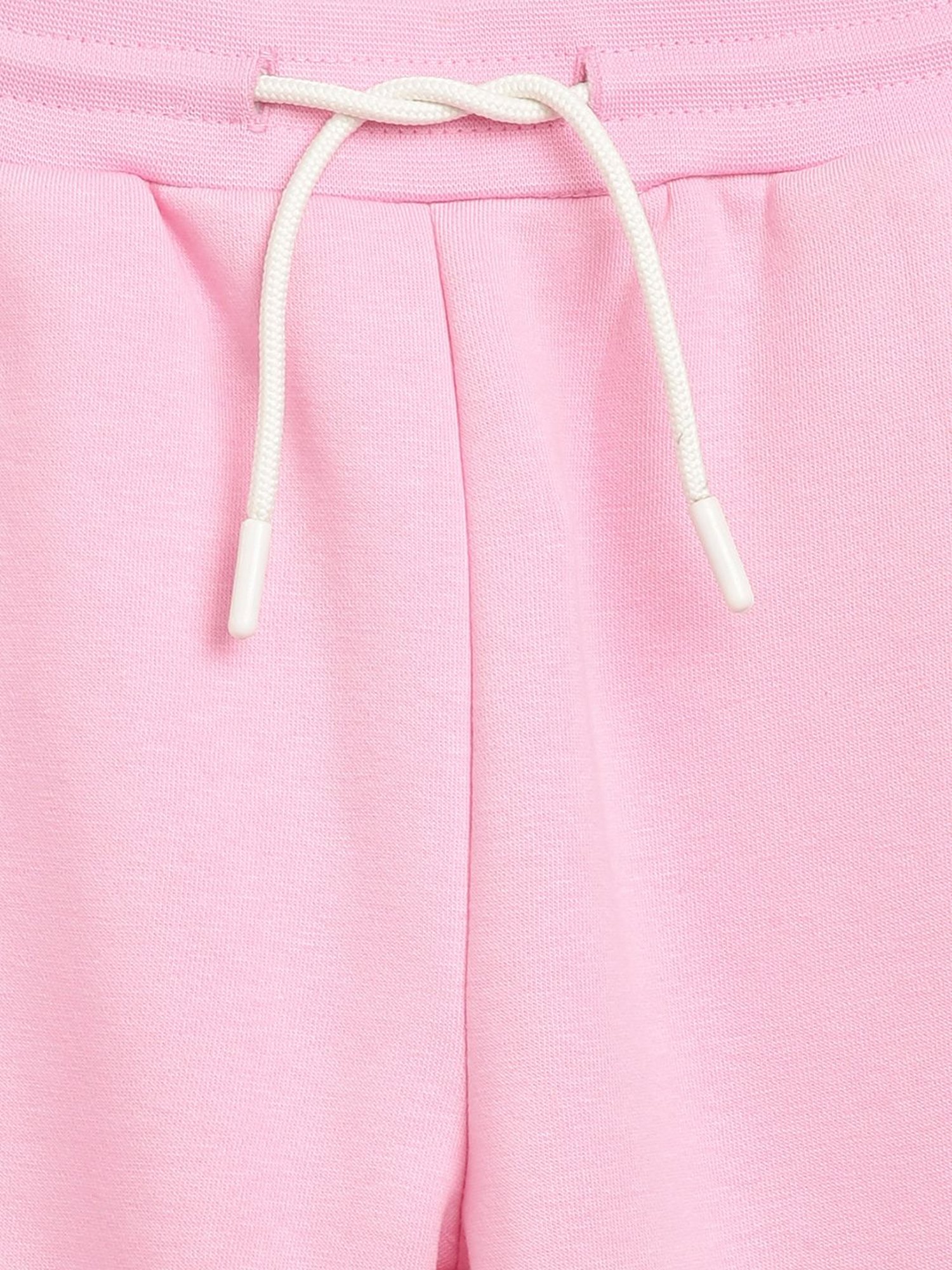 Pantaloons Junior Black Cotton Printed Trackpants