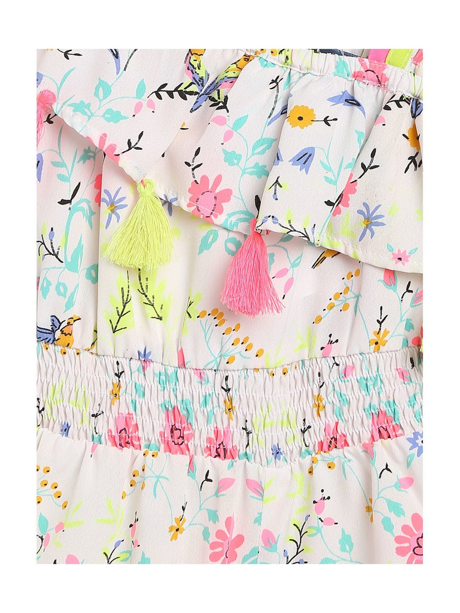 Budding Bees Kids Multicolor Printed Jumpsuit