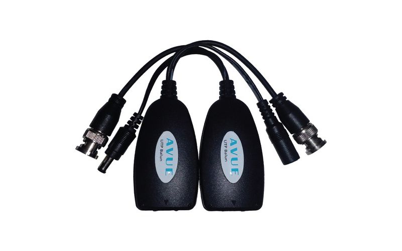 Avue Passive HD Video Balun with Power - 1920 x 1080 - 250 MHzMaximum Video Bandwidth - 1640.42 ft Maximum Operating Distance - Network (RJ-45)