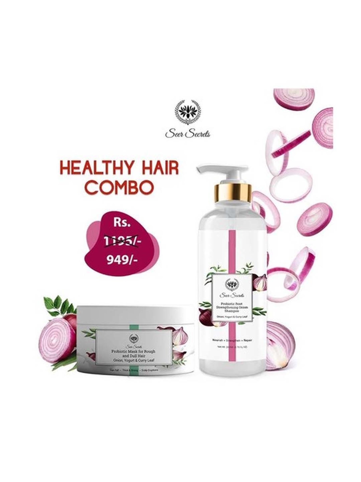 Seer Secrets Healthy Hair Combo - 400 gm