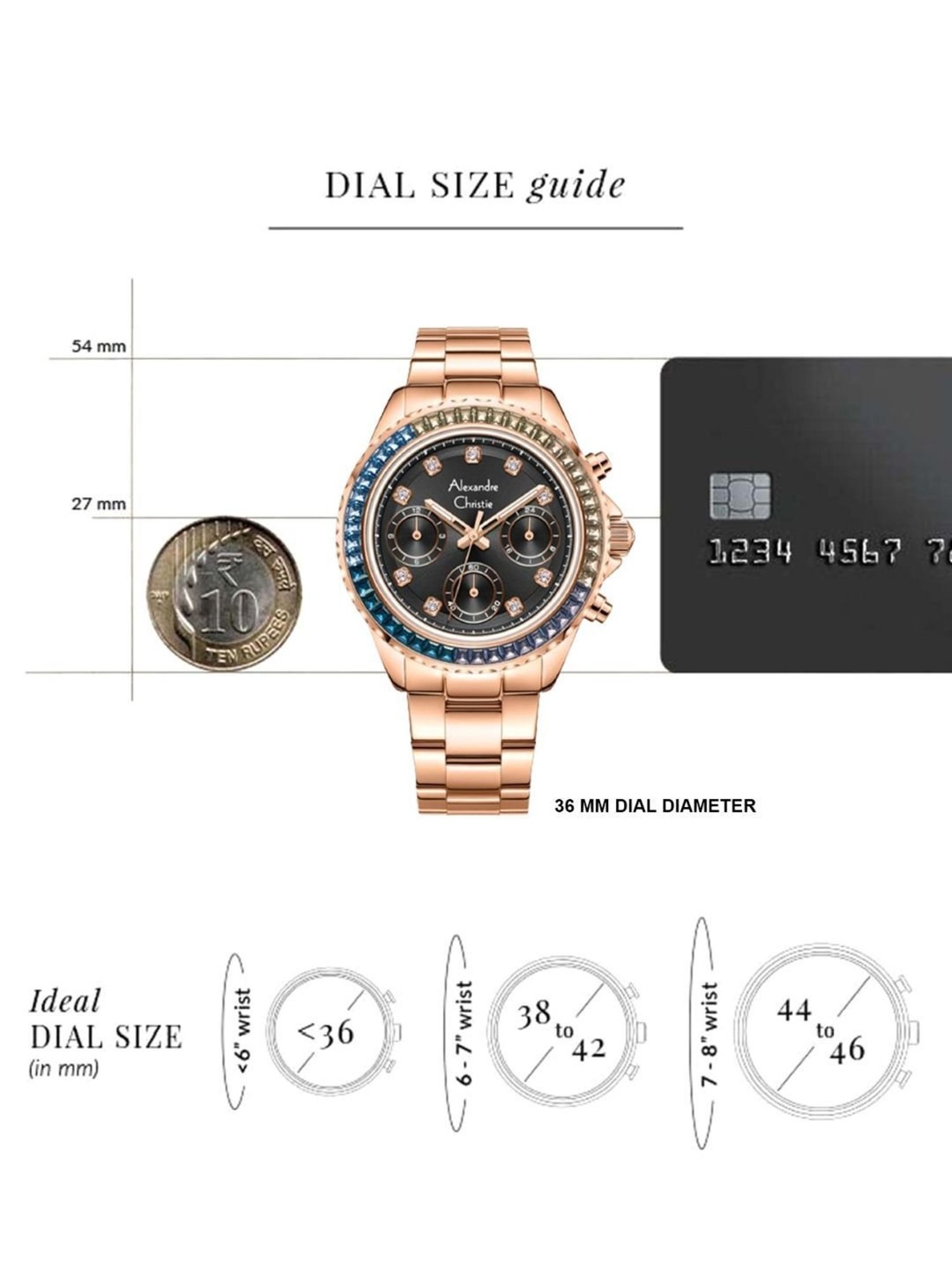 ALEXANDRE CHRISTIE 2B13BFBRGDG Passion Analog watch for Women