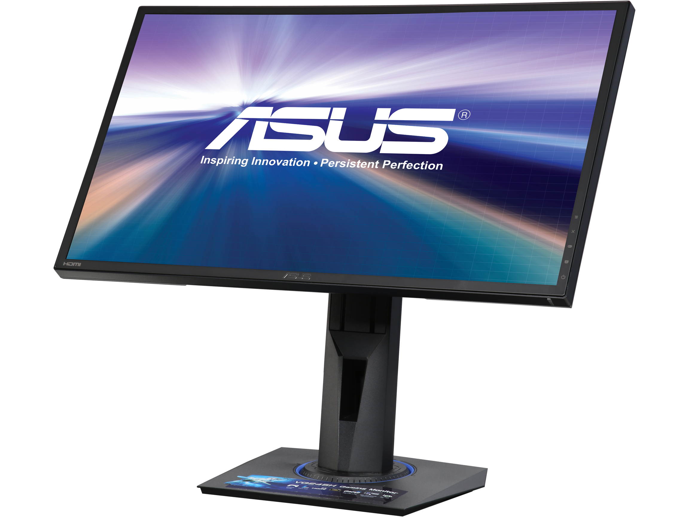 ASUS VG245H 24" 1920 x 1080 1ms (GTG) Asus Eye Care with Ultra Low-Blue Light & Flicker-Free Console Gaming Monitor AMD FreeSync Built-in Speakers VESA Mountable Height & Pivot Adjustment