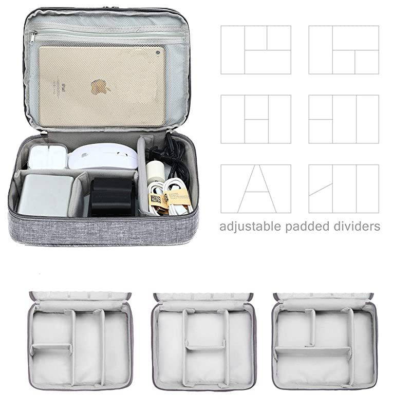 Electronic Organizer Travel Universal Cable Organizer Electronics Accessories Cases for Cable Charger Phone USB SD Card