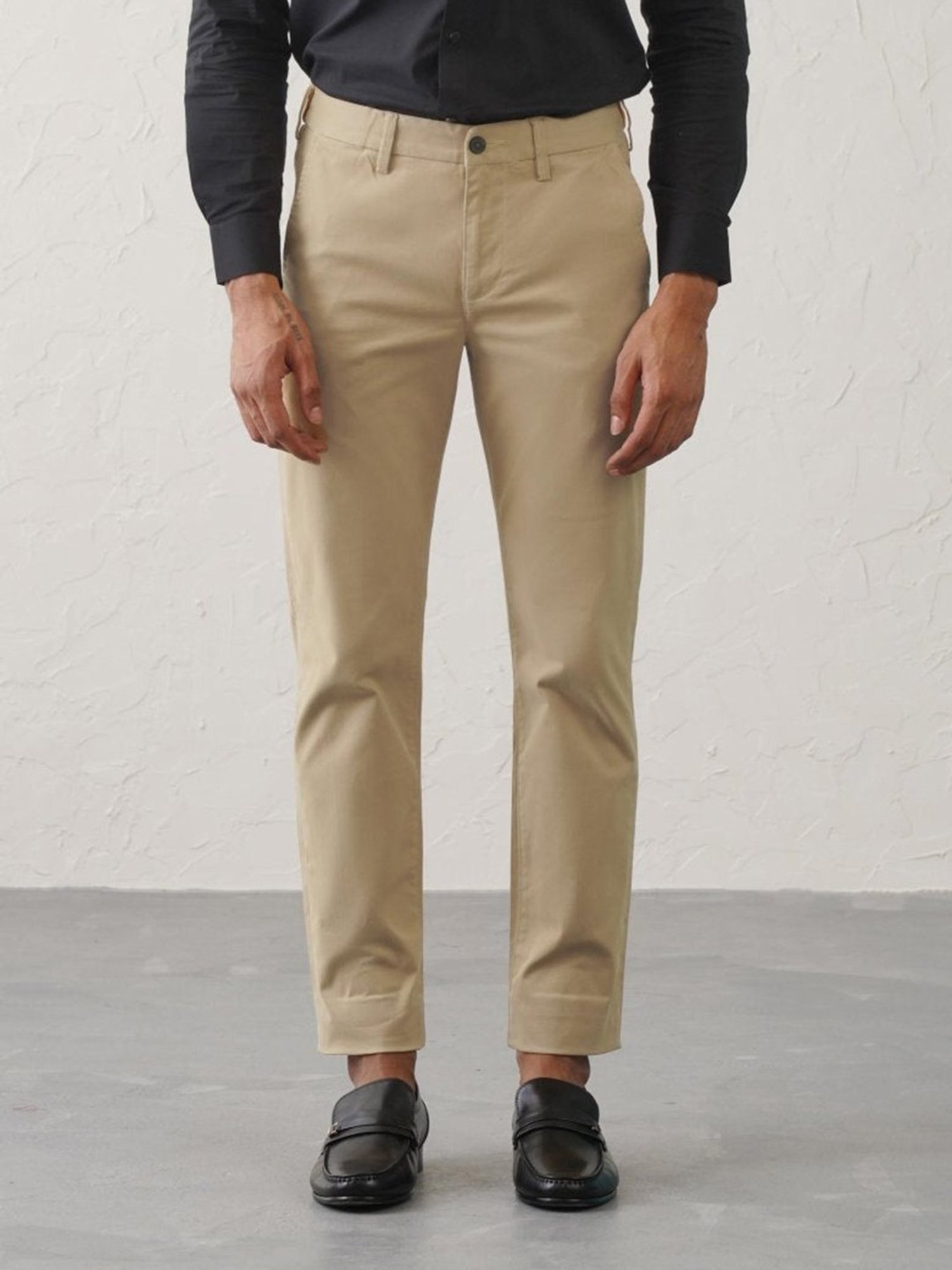 MinusOne Camel Regular Fit Chinos