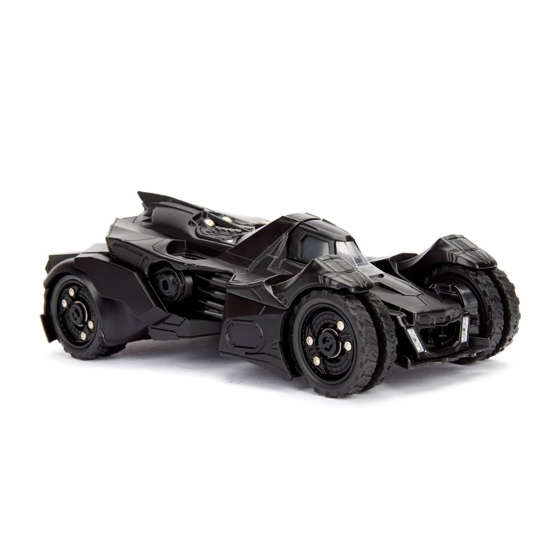 Jada Toys Hollywood Rides Arkham Knight Batmobile Die-Cast Vehicle with Batman Die-Cast Figure 1:24 Scale Primer Black