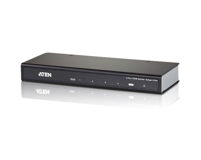 ATEN 4-Port HDMI Splitter - HDMI In - HDMI Out