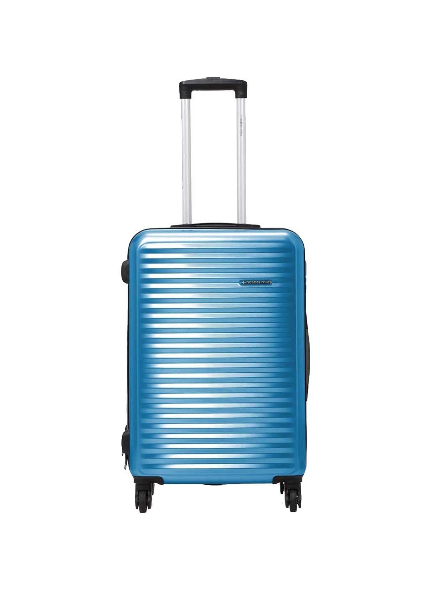 Nasher Miles Monte Carlo Hard-Sided Polycarbonate Check-in  Blue 24 inch |65cm Trolley Bag