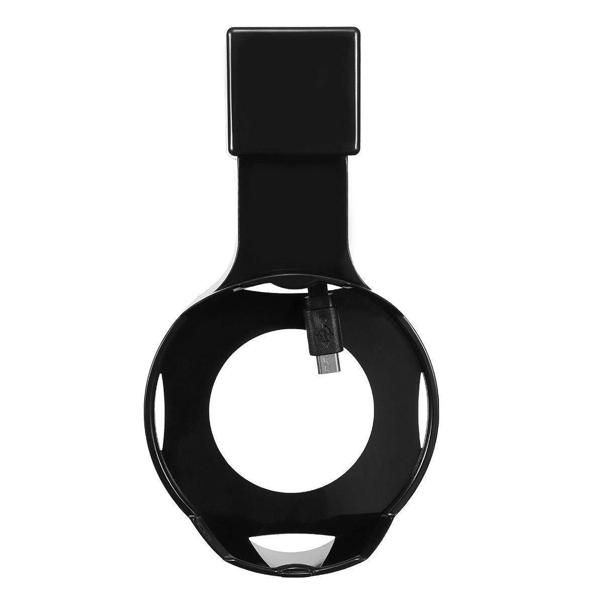 Universal Plastic Speaker Stand with Power Plug Plug-in Outlet Charging Wall Mount Holder Brackets with USB Cable for Echo Dot