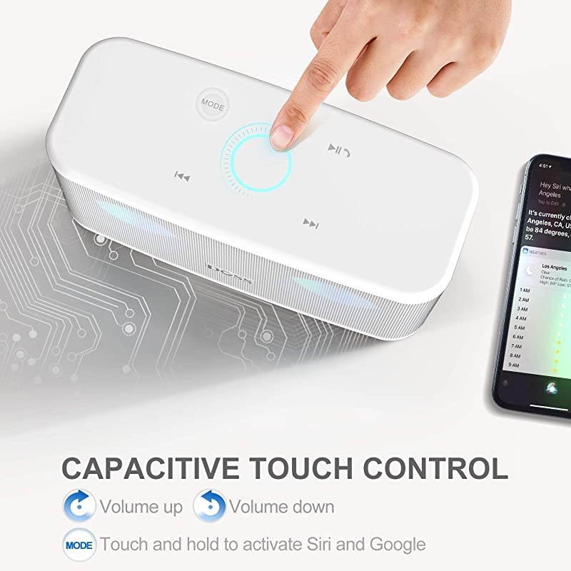 Bluetooth Speakers,  SoundBox Plus Portable Wireless Bluetooth Speaker with 16W HD Sound and Deep Bass, Wireless Stereo Pairing, 20H Playtime, Wireless Speaker for Home, Outdoor, Travel -Black