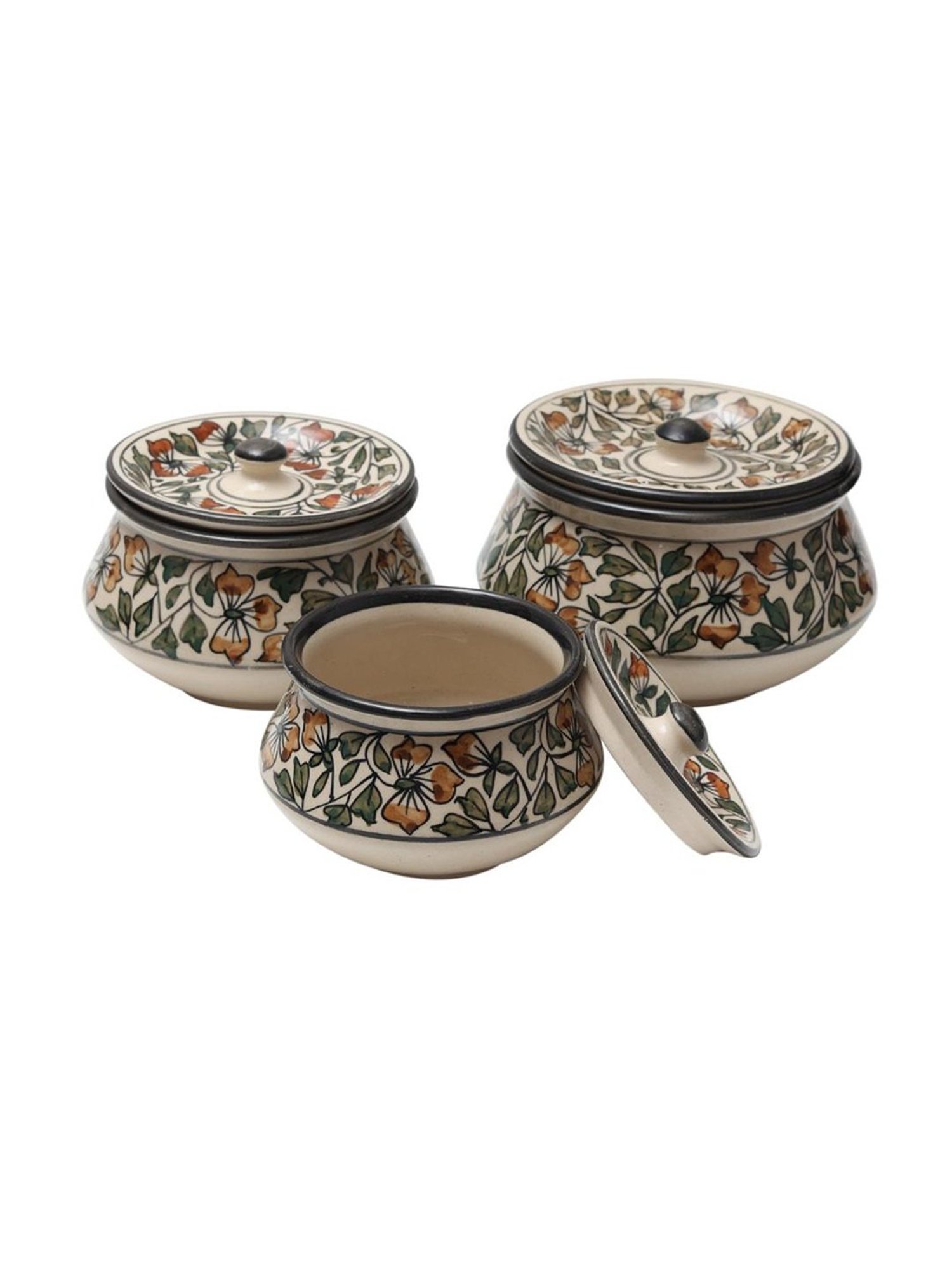 Wonderchef Ebony Hard Anodized Non-stick Biryani Handi with Lid