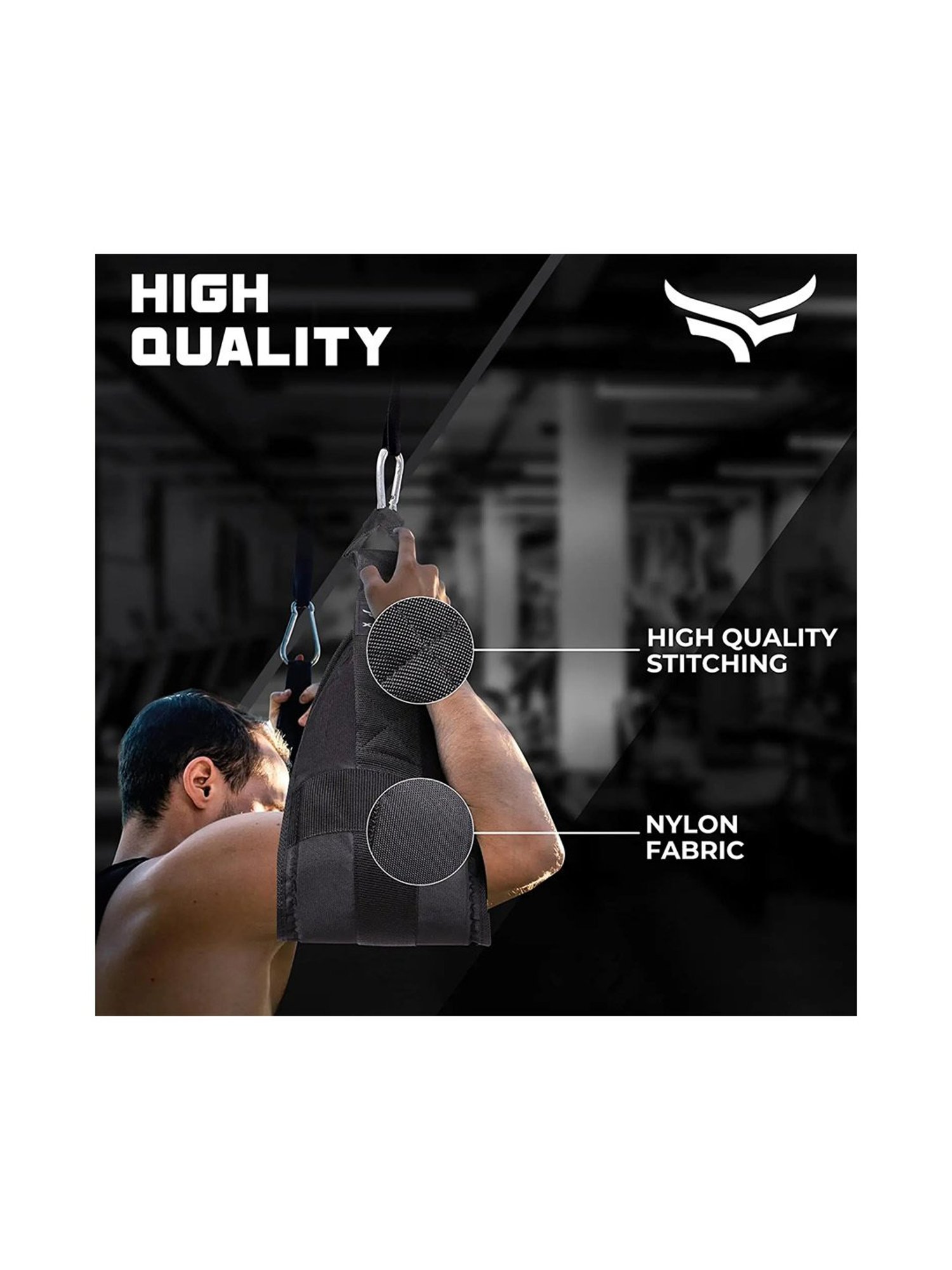 Xtrim Nylon-Padded Abs Sling (Core Black)