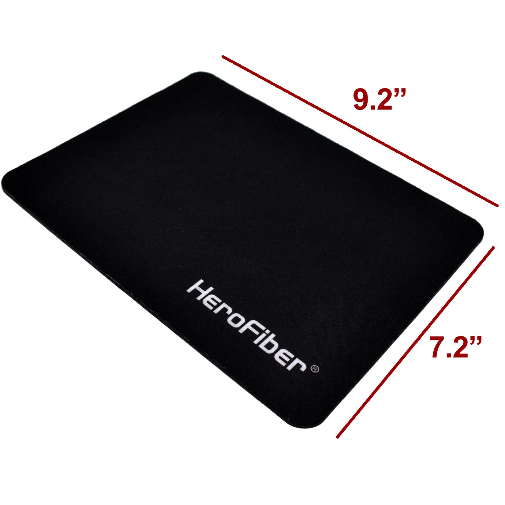 HeroFiber Highly Accurate Ultra Thick 3mm Non Slip Mouse Pad (3 pack)