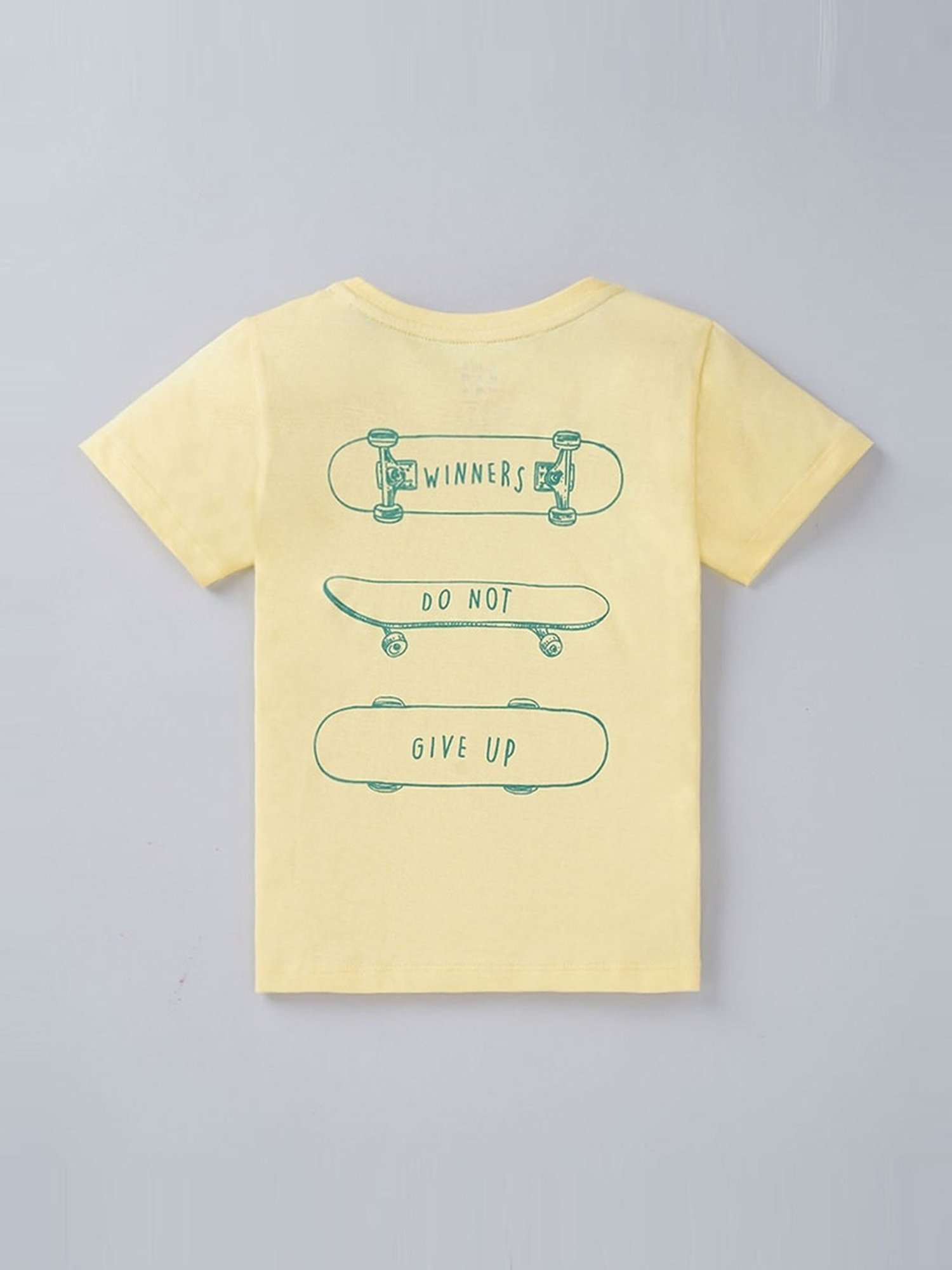 Pantaloons Junior Navy Cotton Printed T-Shirt