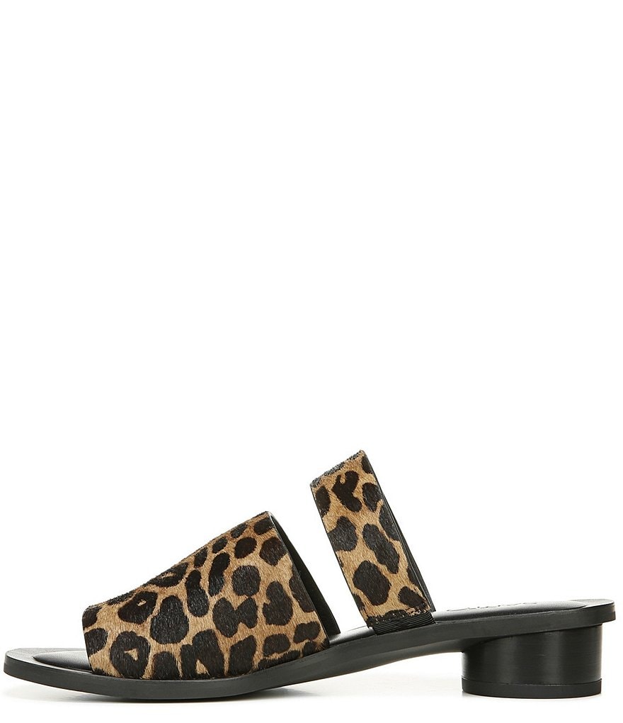 Sarto by Franco Sarto Trixie Leopard Print Calf Hair Toe Ring Dress Sandals