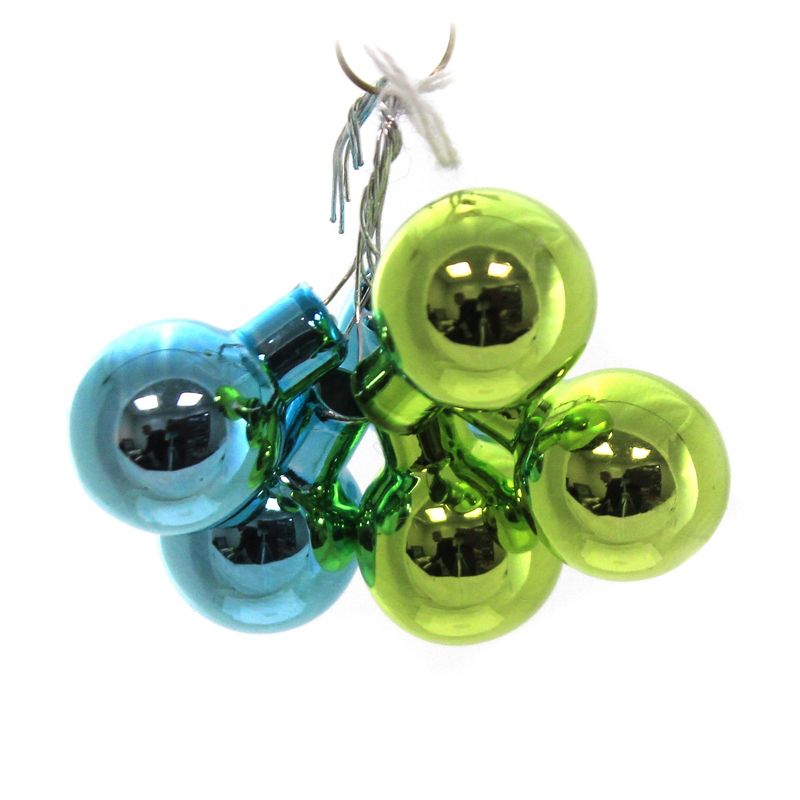 Shiny Brite 1.5" Christmas Confetti Clusters Vintage Vibrant  -  Tree Ornaments