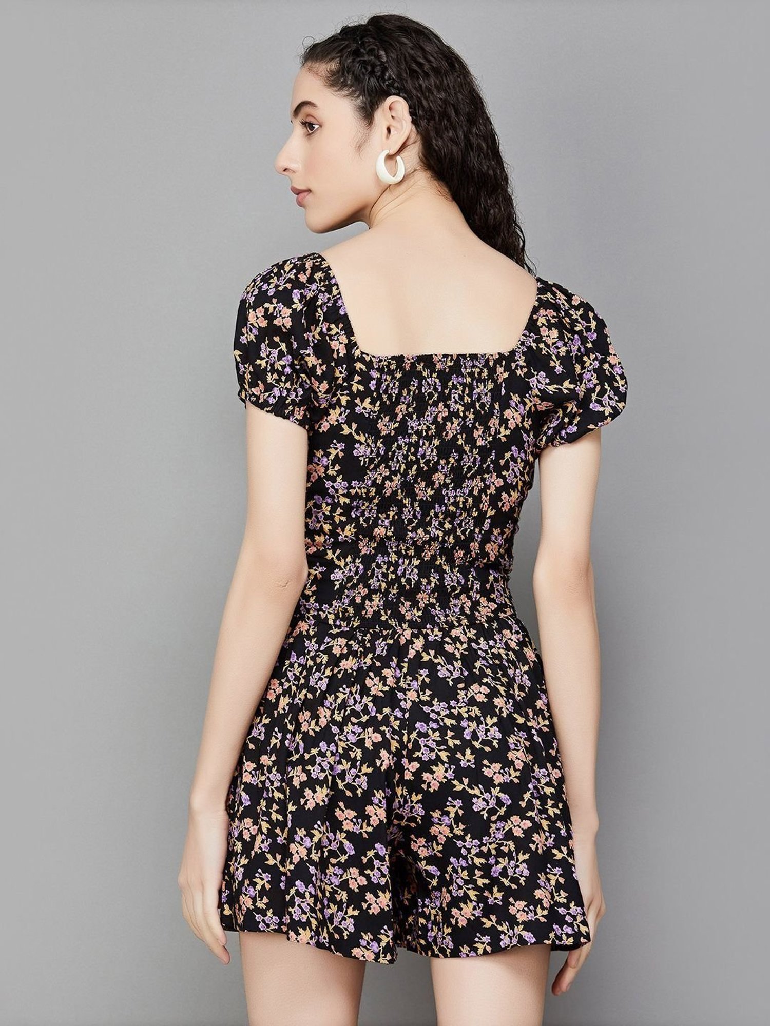 Ginger by Lifestyle Black Floral Print Co-Ords Set