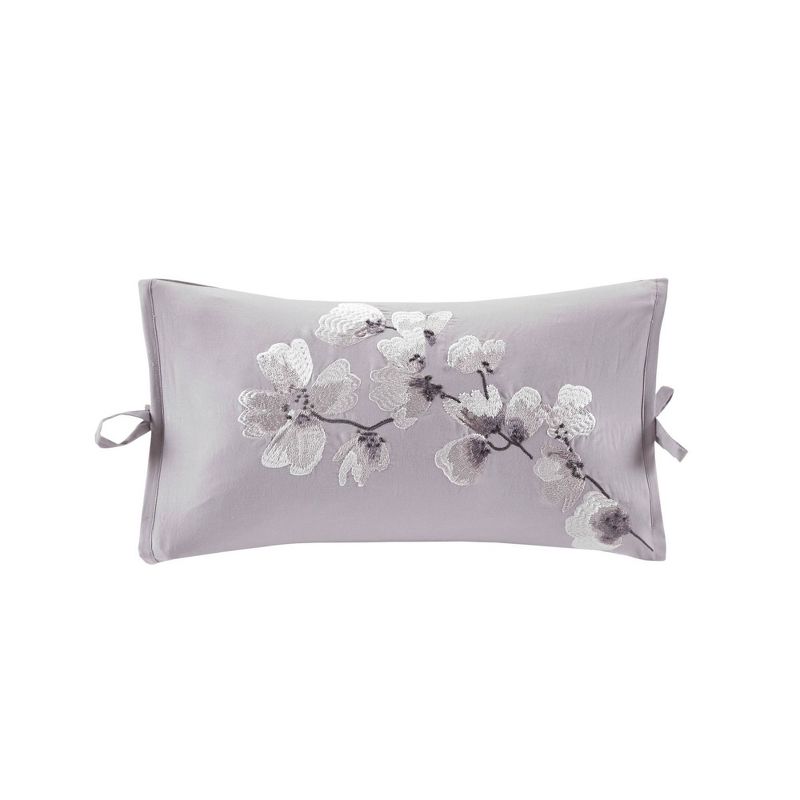 12"x20'' Sakura Blossom Lumbar Throw Pillow Lilac - N Natori