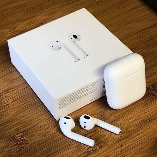 For 1:1 Apple MMEF2AM/AAAAA+ Air Pods Wireless Bluetooth Earphones with Charging Case for IOS/Android