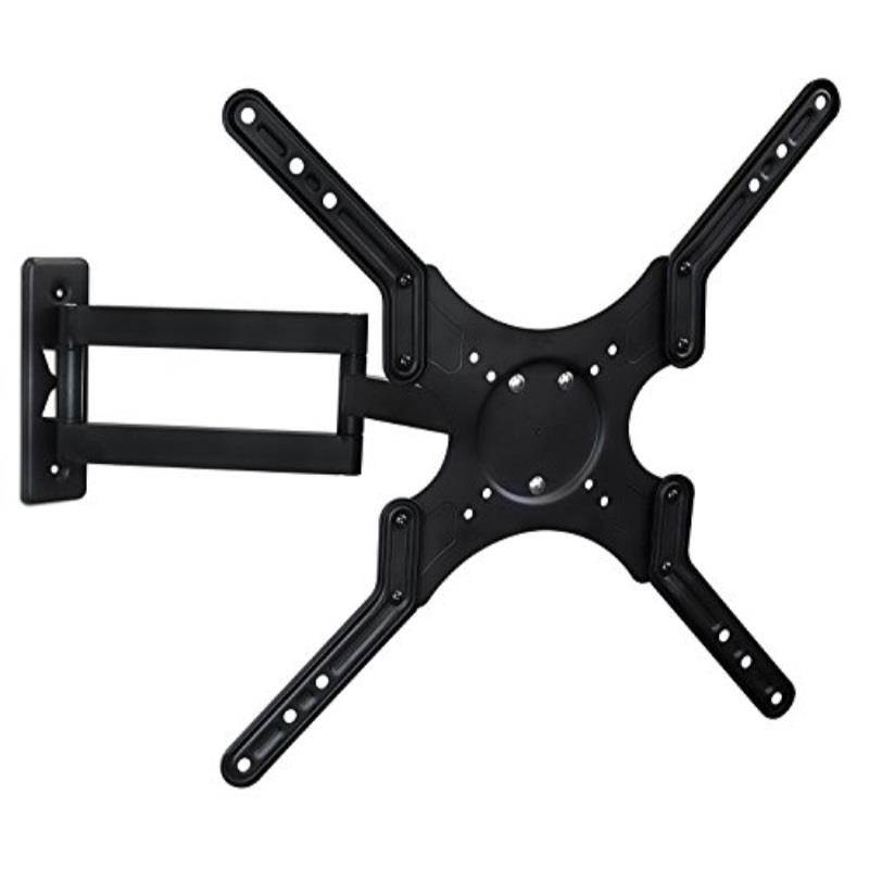 Mount-It! LCD TV Wall Mount Bracket with Full Motion Swing Out Tilt and Swivel Articulating Arm for 13-42" Flat Screen Displays with VESA 75 to 200, 44lb Weight Capacity WITH 18" EXTENSION
