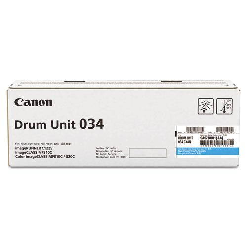 CANON USA 9457B001 CANON DRUM UNIT 034 CYAN - FOR IMAGECLASS MF820CDN AND MF810CDN - FULL YIELD 34,