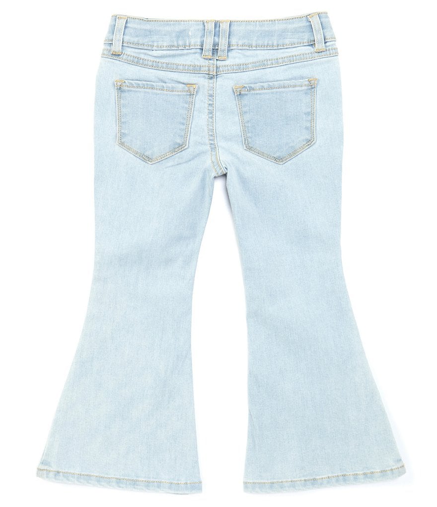 Hippie Girl Little Girls 4-6X REPREVE Destructed Denim Skinny Jeans