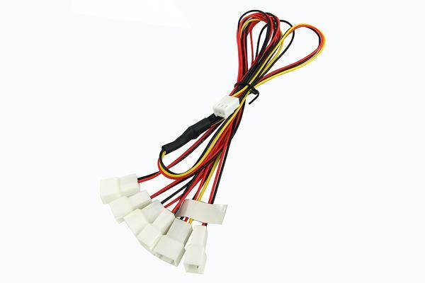 Phobya 3-Pin Fan to 6x 3-Pin Fan Breakout Cable - 60cm (81048)