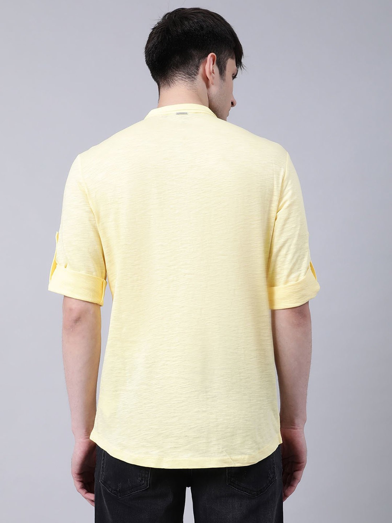 Antony Morato Yellow Regular Fit T-Shirt