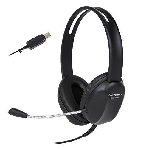 Cyber Acoustics Ac-4006 Usb Stereo Headset