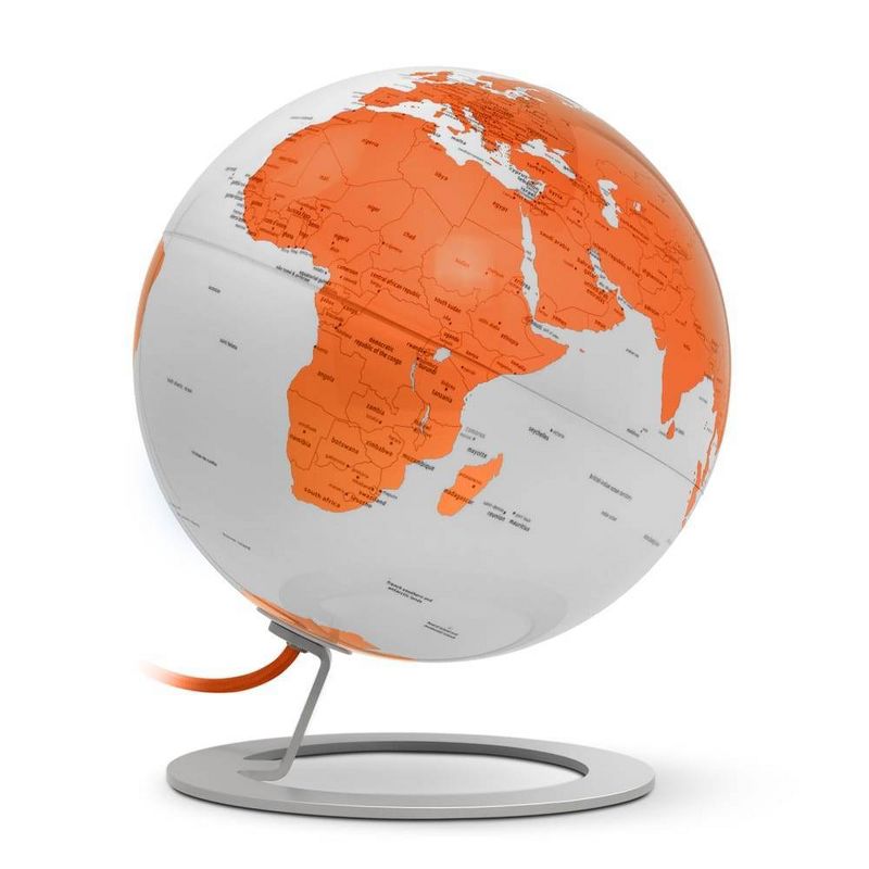 iGlobe Illuminated Designer Globe Light Orange - Waypoint Geographic