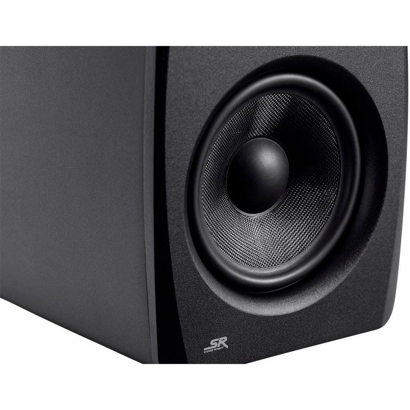 Monoprice SV28 8in Powered Studio Monitors (Pair) Bi-Amplified Design, Consistent Mix Transfer, Class AB Amp - Stage Right Series