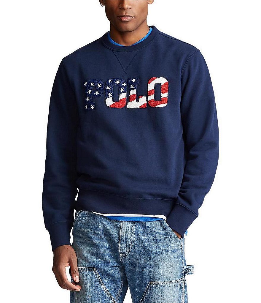 Tommy Bahama Sea Mist Pocket Crew Long-Sleeve Sweatshirt