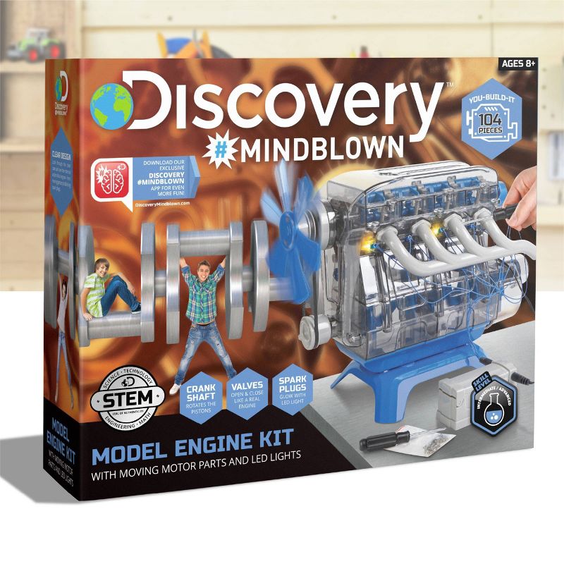 Discovery Kids Toy Model Engine Science Kit