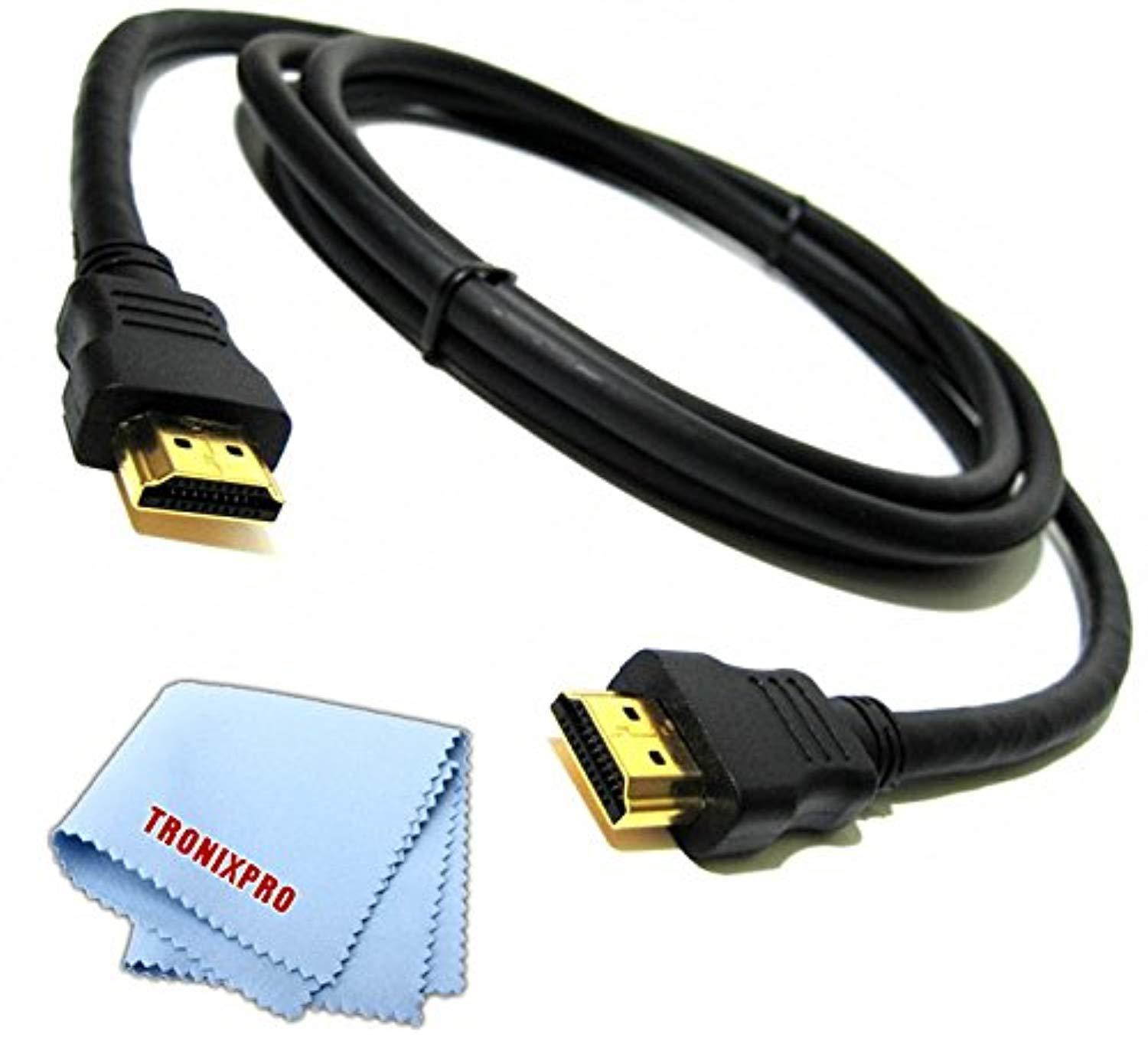 tronixpro hdmi cable - 6ft. high speed and gold plated for all lcd, led and plasma tvs.