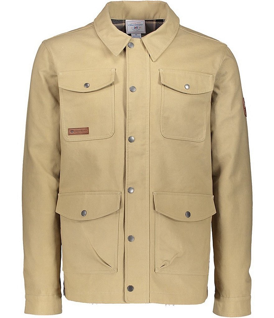 Obermeyer Oliver Waxed Cotton Flannel lined Jacket